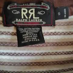 希少★USA製★三ツ星タグ RRL ダブルアールエル★ジャガード伸縮性★Tシャツのサムネイル