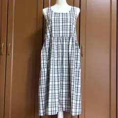 ハンドメイドエプロン　ワンピースのサムネイル