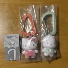 サンリオ カラフルカラビナマスコットチャーム キティ ポチャッコ セット売り