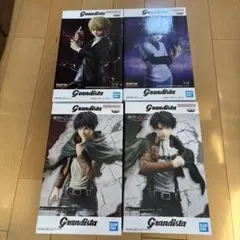 【新品未開封】キルア　クラピカ　リヴァイ　エレン　grandista フィギュア