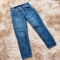 アズールバイマウジー （S）スキニーデニムパンツ ブルー ストレッチ 美脚