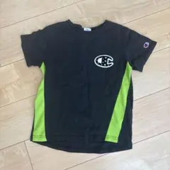 Champion 黒 緑 Tシャツ