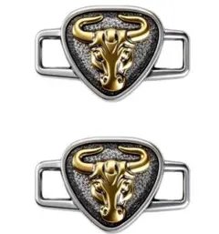 シルバー シューレースアクセサリー デュブレ 2個セット スニーカー用