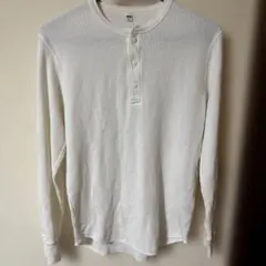 UNIQLO ワッフルヘンリーネックTシャツ　Mサイズ
