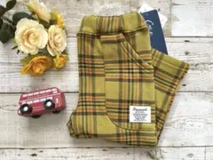 【新品タグ付】 crescent チェック パンツ 90cm 裏起毛