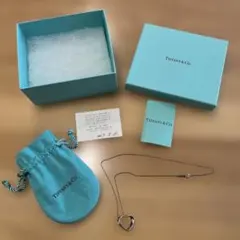 【未使用・フルセット】ティファニー オープンハート ネックレス シルバー925