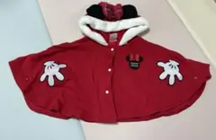 ディズニー　ポンチョ　耳つき　ミニー　ベビー服