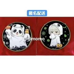 呪術廻戦×マルキューブ 狗巻棘 パンダ TDグリッター缶バッジ ハロウィン