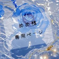 めめ様 専用ページ