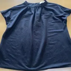 DRESKIP❤️フレンチスリーブBLACKブラウス❤️M