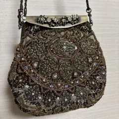 値下げ　ビーズバッグ　￼パーティーバッグ