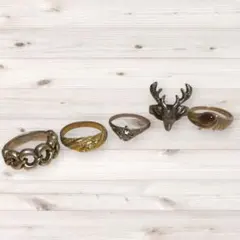 金属製リング5点セット