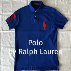 〔美品〕Polo by Ralph Lauren ポロシャツ S ブルー