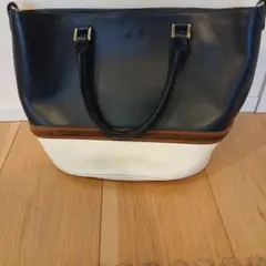 早い者勝ち　ジャンニナトーロ　ネイビー ホワイト ショルダーバッグ