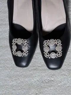 美品ビジュークリップどんなシューズもビジュー付きに変えられるシュークリップ希少