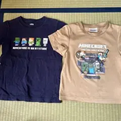 UNIQLO マインクラフト Tシャツ 2枚セット 120cm
