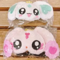 プリキュアオールスターズ　ぬいぐるみクリップ　ポルン ルルン 2点