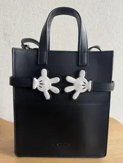 Areeam ミッキー ショルダーバッグ 黒 美品
