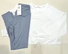 【新品】ヨガ ピラティスウェア 上下2点セット