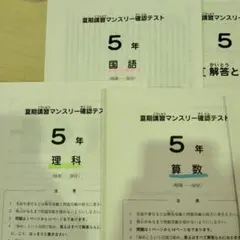 SAPIX 原本 6年 6月マンスリー確認テスト - メルカリ