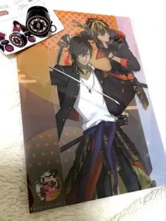 刀剣乱舞　ポンデクルール＆コースター＆クリアファイル(大倶利伽羅、火車切)