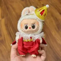 再入荷　大人気【3点セット】ラブブ labubu 着せ替え 服 ぬい服 王様