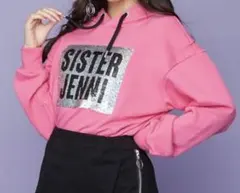 SISTER JENNI  カラーチェンジングロゴパーカー