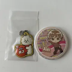 BTS JIN ジン RJ キーホルダー 缶バッチ