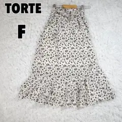 ♥TORTE♥ トルテ マーメイドスカート 花柄 ロング リボン付きのサムネイル
