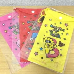USJ　ユニバーサルスタジオ　チケットホルダー　セサミストリート　3個