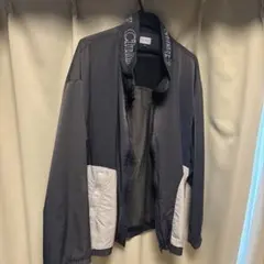 Chaos Fishing Clubナイロンジャケット グレー フルジップ