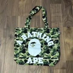 BAPE ABCカモ カレッジロゴ トートバッグ エイプ