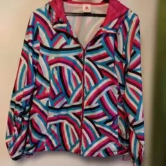 Le Coq Sportif 幾何学模様 フード付きジャケット