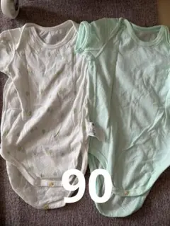 【UNIQLO】ベビー メッシュ ボディスーツ 90cm 2枚セット