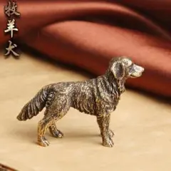 置物　イヌ置物(ゴールド)ドッグ犬インテリア縁起物インテリア雑貨工芸品z199