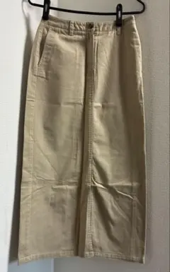 【Eddie Bauer】 ベージュ　タイトスカート　スリット入りのサムネイル