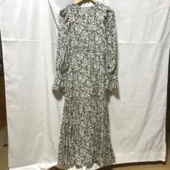 【美品】sense of place ボリュームスリープティアードワンピース