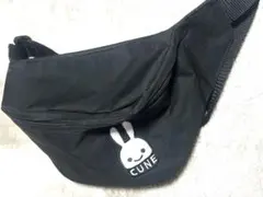 CUNE ウサギ メッセンジャーバッグ ブラック - メルカリ