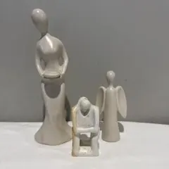 S018【展示品】モダンインテリア オブジェ6点 キャンドルホルダーハピ