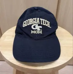 00sアメリカ ジョージア工科大学 ヴィンテージキャップ ネイビー フィリピン製