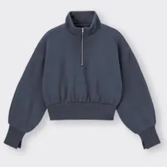 ハーフジップ スウェット
