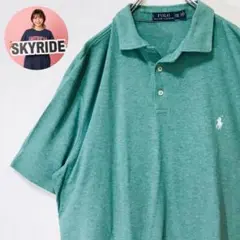 ラルフローレン ポロシャツ ポニー刺繍 ワンポイント ビッグシルエット XXL