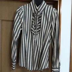 BURBERRY BLUE LABEL ストライプシャツ 38