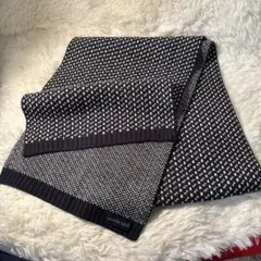 LANDS' END リバーシブルニットマフラー