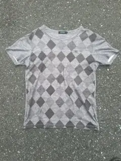 バーバリーブラックレーベル　ダイヤモンド柄 半袖Tシャツ　ホースロゴ2（B1のサムネイル