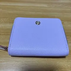 アフタヌーンティー　二つ折り財布　ライトパープル　ファスナー付きのサムネイル