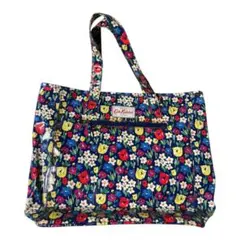 Cath Kidston 花柄トートバッグ ネイビー