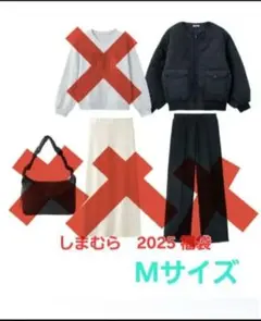 ☆Mayu様専用.2/1☆しまむら福袋2025 アウター　Mサイズ ブラック