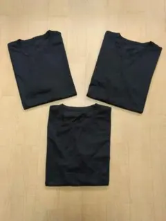 【美品】黒クルーネック Tシャツ3枚セット サイズXL