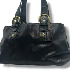 COACH Soho Vintage Black Leather Bag Y2K